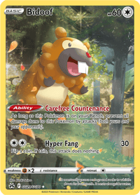 Bidoof - GG29/GG70 - Ultra Rare