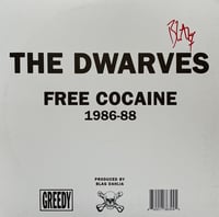 Image 2 of Dwarves ‎– Free Cocaine 1986-1988 LP (White / clear vinyl)