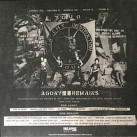 Image 2 of Zouo - Agony 憎悪 Remains LP (Gray vinyl)