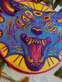 Image 2 of Psychedelic Wolf Patch