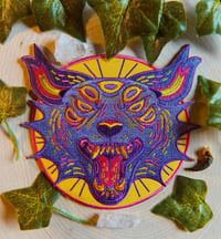 Image 1 of Psychedelic Wolf Patch