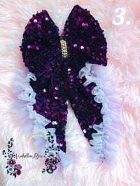 Image 4 of DARK PURPLE BIRTHDAY BOWS