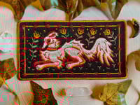 Image 1 of Borzoi In The Garden Patch