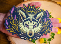 Image 2 of Marble Fox Sticker (Large!)