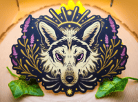 Image 1 of Marble Fox Sticker (Large!)