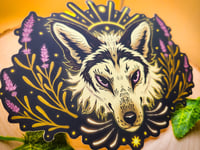 Image 3 of Marble Fox Sticker (Large!)