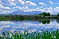 Spanish Peaks from Walsenburg Reservoir (0027)