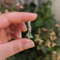 Image 1 of Opal Key - Sterling Silver Necklace Pendant