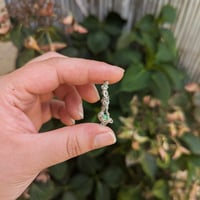 Image 3 of Opal Key - Sterling Silver Necklace Pendant