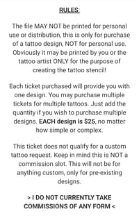 Image 4 of 1 Tattoo Ticket