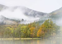 Misty reflections at Loch Lubnaig exclusive print