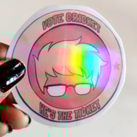 Image 2 of Sticker - Taco Hole | Key Manati High | Vote Cricket | Smegli Knows