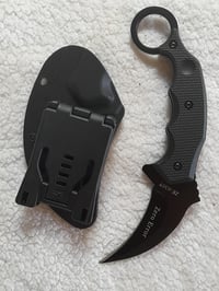 Image 5 of Karambit with Kydex Sheath Fixed Knife Stainless Steel Ergonomic G10 Handle Thermoplastic