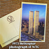 World Trade Center ~ 1973 Helicopter View