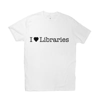 Image 1 of RPL Tee Shirt - I Love Libraries