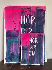 Image 1 of Kunstdruck "Hör dir zu"