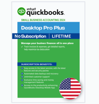 Quickbooks desktop Pro Plus 2024 US - Lifetime License