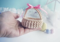 Image 2 of Axbridge Easter basket crochet workshop Wednesday April 2 nd 7-9 pm 