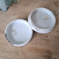 Image 6 of Fabulous Pair of Antique Weathered Lids
