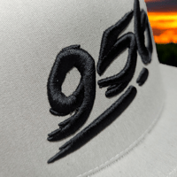 Image 2 of 956 Grey & Black Cap