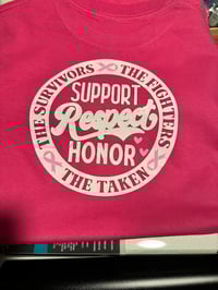 hot pink breast cancer tshirt