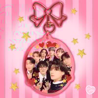 Ateez Valentine Acrylic Keychain 