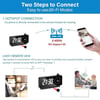 MSL 4K HD Wireless Mini Clock Camera - Hidden Spy Camera with Motion Detection & Night Vision