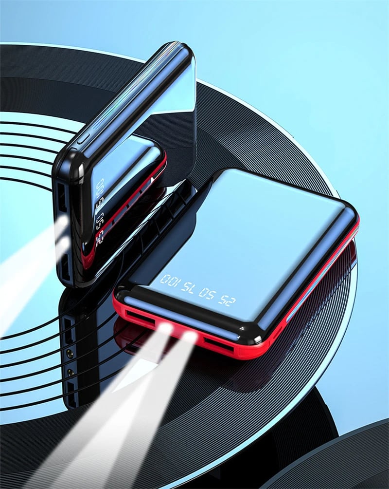 MSL 20000mAh Mini Power Bank - Fast Charging, Ultra-Compact Battery Pack for iPhone, Samsung & More