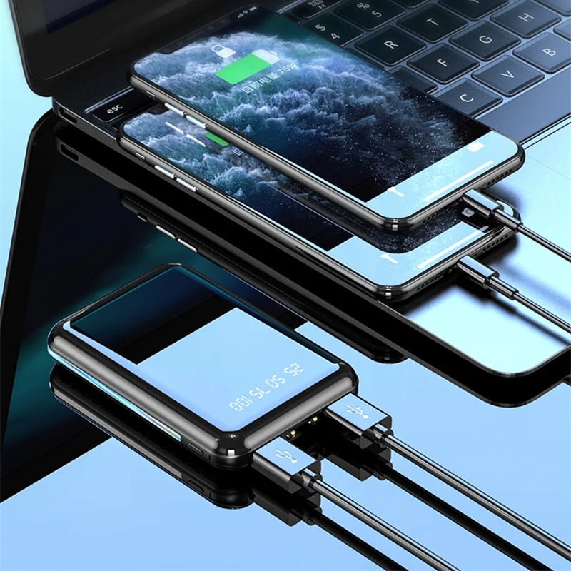 MSL 20000mAh Mini Power Bank - Fast Charging, Ultra-Compact Battery Pack for iPhone, Samsung & More