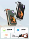 MSL 5000mAh Mini Power Bank - Built-in Cable, 20W Fast Charging, Ultra-Compact Charger