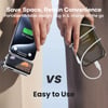 MSL 5000mAh Mini Power Bank - Built-in Cable, 20W Fast Charging, Ultra-Compact Charger