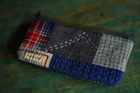 Image 3 of Patchwork Fabric Pencil case, Stationery Pouch, Zipper Pouch