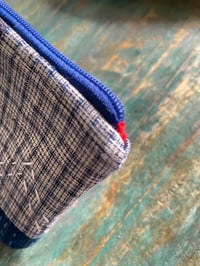 Image 5 of Patchwork Fabric Pencil case, Stationery Pouch, Zipper Pouch