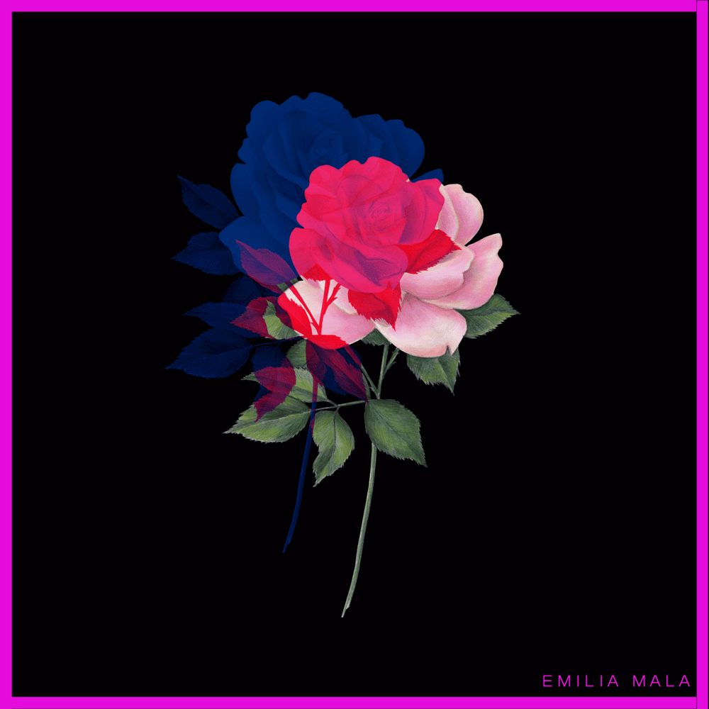 Image of Neon Amour Silk Scarf