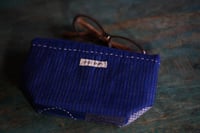 Image 4 of Slow Stitching Fabric Makeup Bag, Cosmetics Bag, Zipper Pouch, Fabric Basket