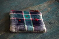 Image 3 of Handwoven Fabric Mini Wallet Card Pouch Coin Purse 