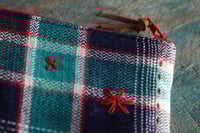 Image 4 of Handwoven Fabric Mini Wallet Card Pouch Coin Purse 