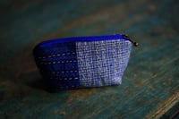 Image 2 of Slow Stitching Small Fabric Coin Purse, Card Pouch