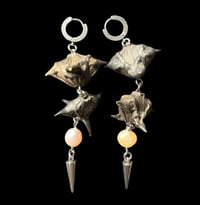 Double Devil Drop Earrings 