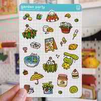 Image 1 of *new* GARDEN PARTY STICKER SHEET