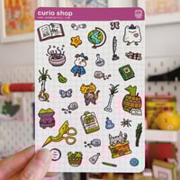 Image 1 of *new* CURIO SHOP STICKER SHEET