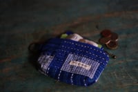 Image 3 of Patchwork Fabric Coin Purse, Card Pouch, Zipper Pouch