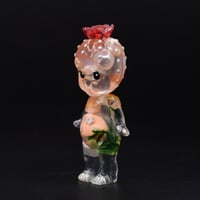 Image 3 of Glow in the Dark Peach Mushroom Cactus Double Cast Resin Figure - Garden Series