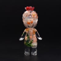 Image 5 of Glow in the Dark Peach Mushroom Cactus Double Cast Resin Figure - Garden Series