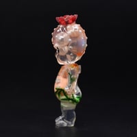 Image 4 of Glow in the Dark Peach Mushroom Cactus Double Cast Resin Figure - Garden Series