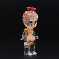 Image 7 of Glow in the Dark Peach Mushroom Cactus Double Cast Resin Figure - Garden Series