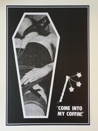 Image 2 of COME INTO MY COFFIN! - A3 Poster
