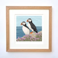 Image 1 of HAND DRAWN PUFFIN SIGNED PRINT