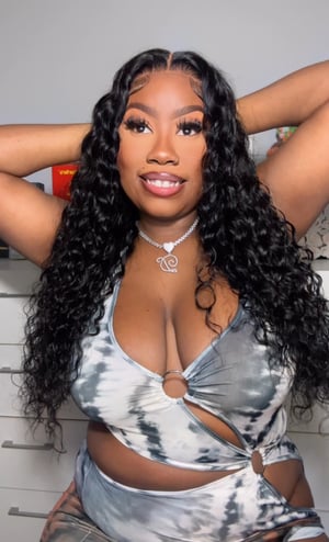 Image of Water Wave 7x5 Lace Closure Wig in 24”