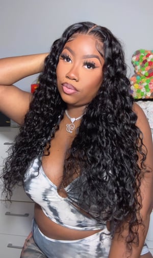 Image of Water Wave 7x5 Lace Closure Wig in 24”